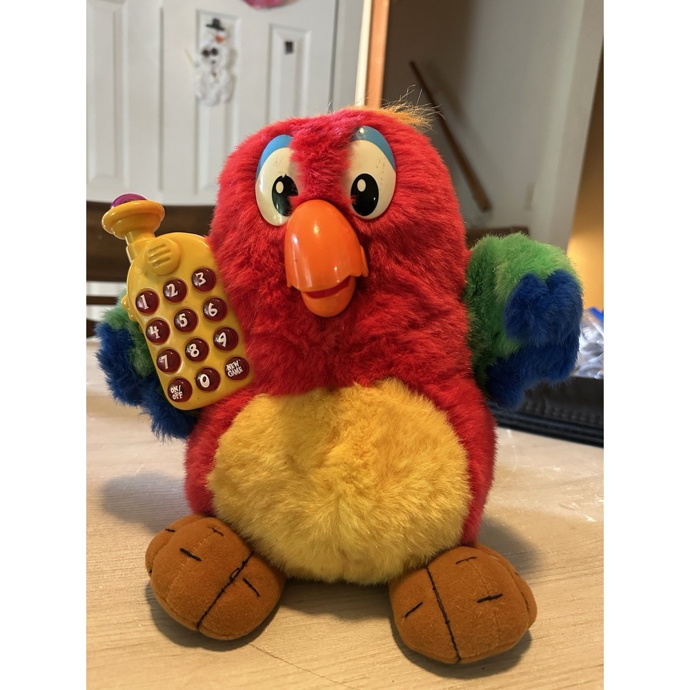 Vtech Little Smart Mr Squawky Talky Parrot toy vintage 1998 interactive